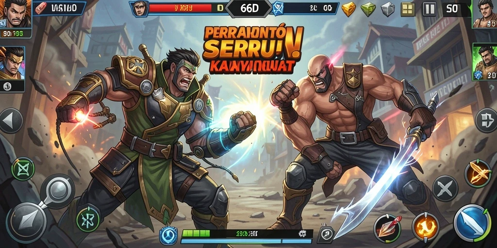 Tampilan seru dari pertarungan epik dalam 66D.