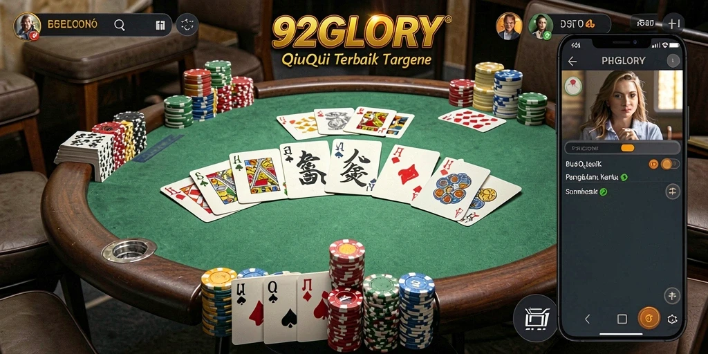 Gameplay seru QiuQiu di 92GLORY yang penuh strategi.