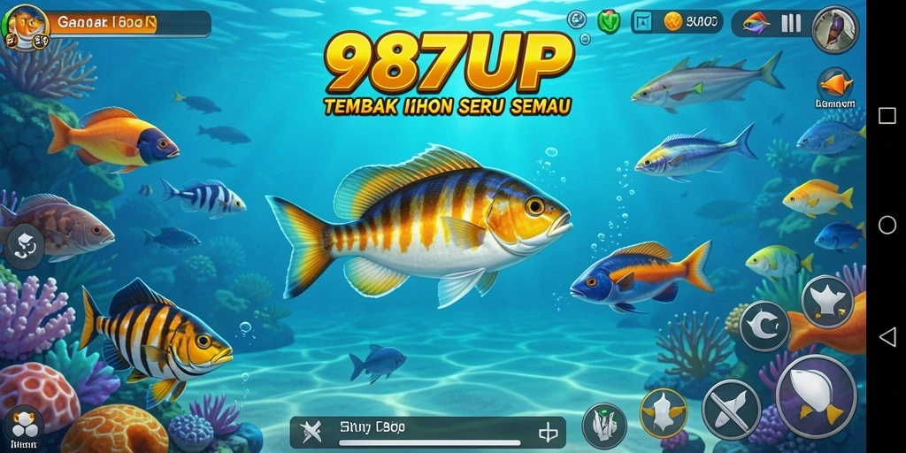 Screenshot gameplay Tembak Ikan 987UP yang seru dan penuh aksi.