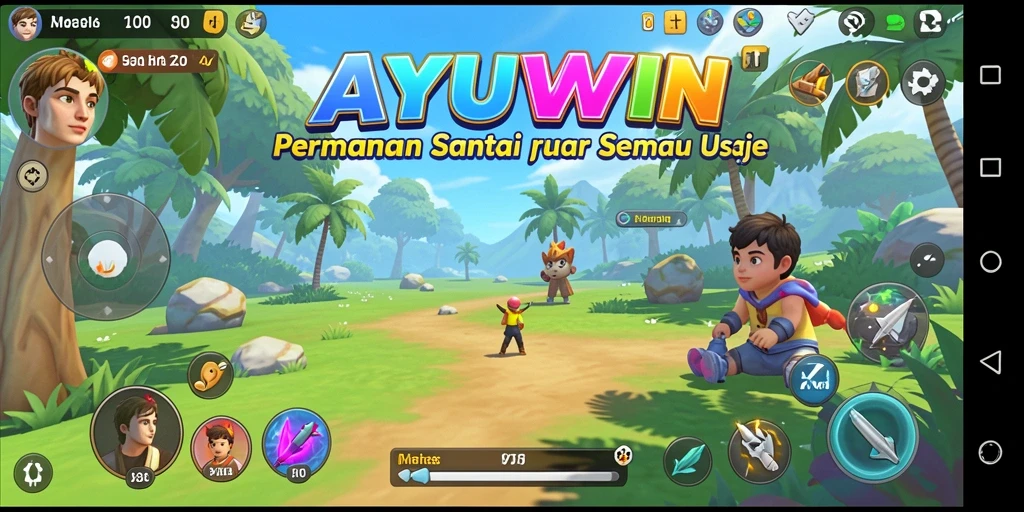 Tampilan gameplay AYUWIN yang menarik dan menghibur.