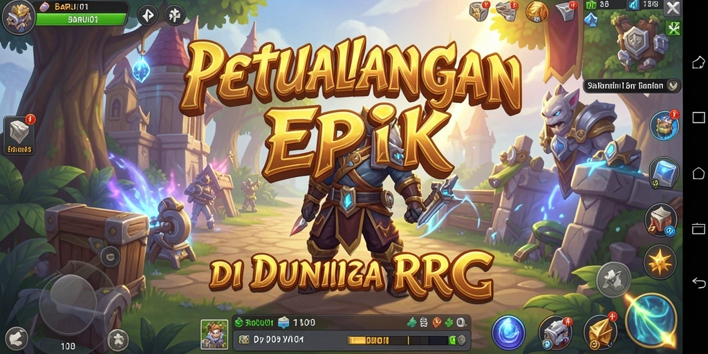 Tampilan gameplay RPG BARU01 dengan karakter dan petualangan seru.