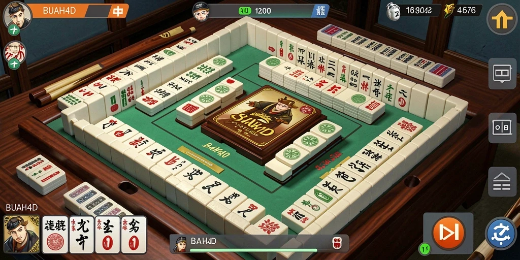 Gameplay BUAH4D dengan tantangan Mahjong yang seru.