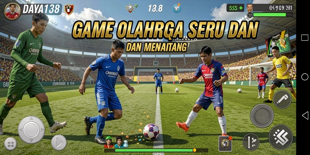 Tangkapan layar utama <strong>DAYA138</strong> menampilkan gameplay olahraga yang seru dan kompetitif.