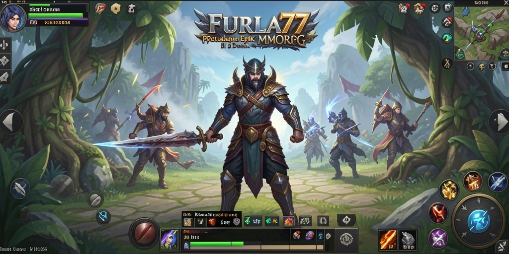 Screenshot dari gameplay FURLA77 yang menunjukkan aksi pertempuran seru.