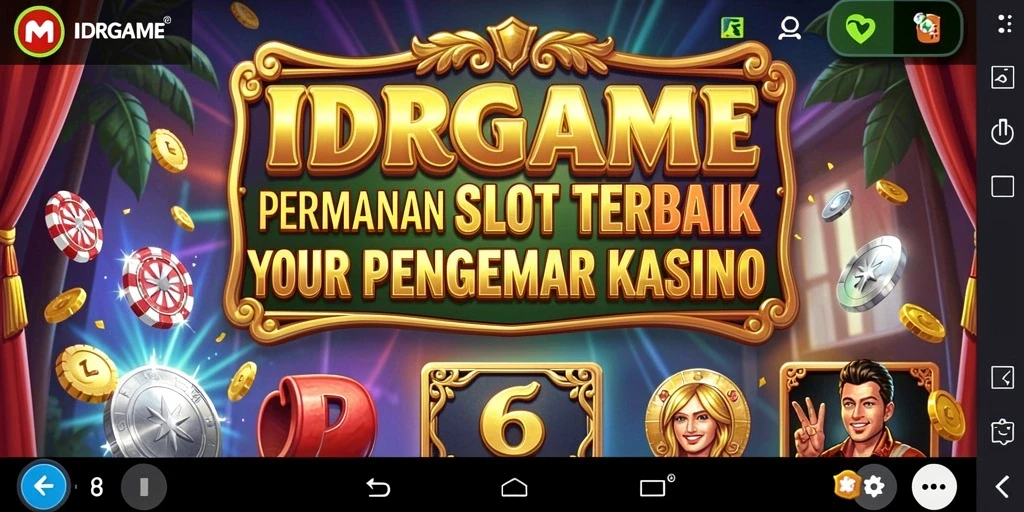 Tangkapan layar IDRGAME menunjukkan pengalaman bermain slot yang seru.