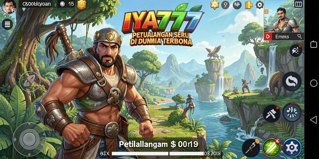 Tangkapan layar menunjukkan gameplay seru dalam dunia terbuka IYA777.