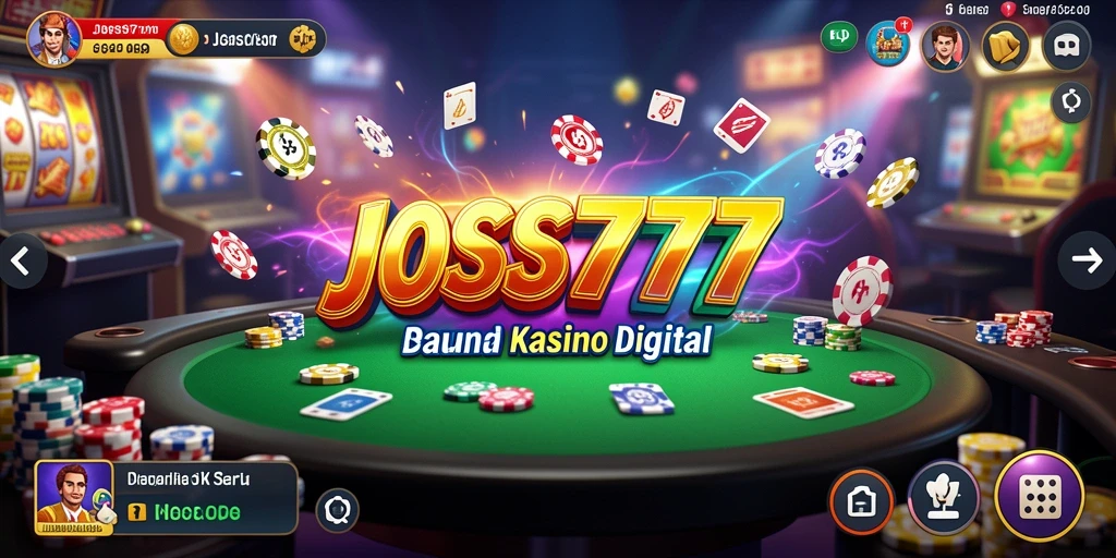 Tampilan seru gameplay Kasino di JOSS777 dengan fitur menarik.