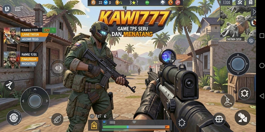 Tangkapan layar gameplay KAWI777 yang penuh aksi.