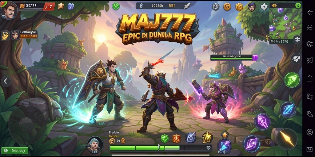 Gameplay seru di MAJ777 dengan pertempuran RPG yang menarik.