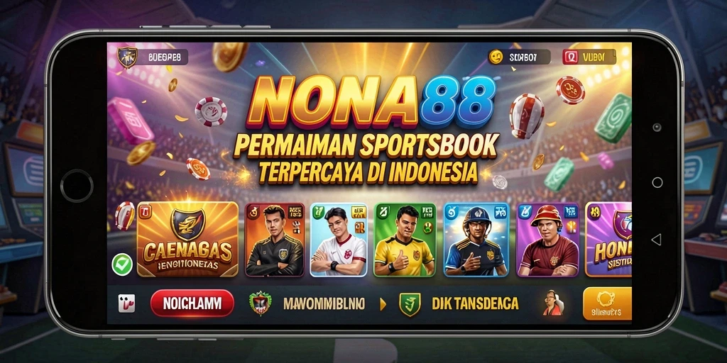 Screenshot gameplay NONA88 yang menampilkan taruhan olahraga.