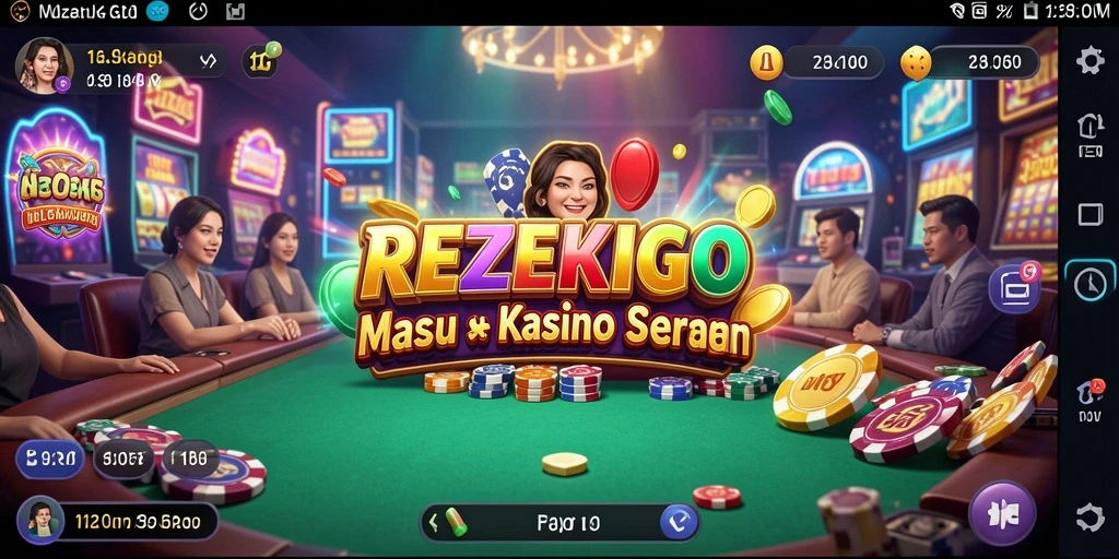 Gameplay menarik dari REZEKIGO yang menampilkan keseruan kasino.