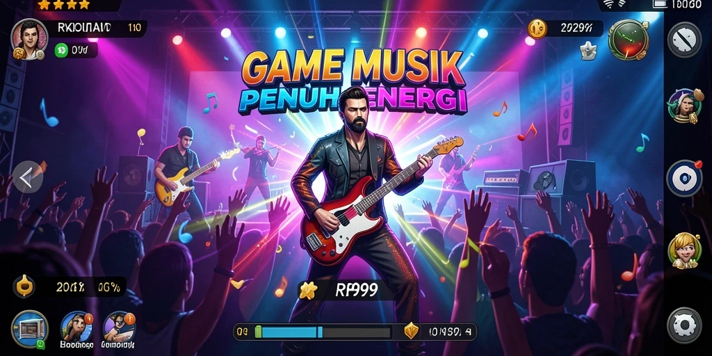 Gameplay RR999 yang penuh warna dan interaktif.