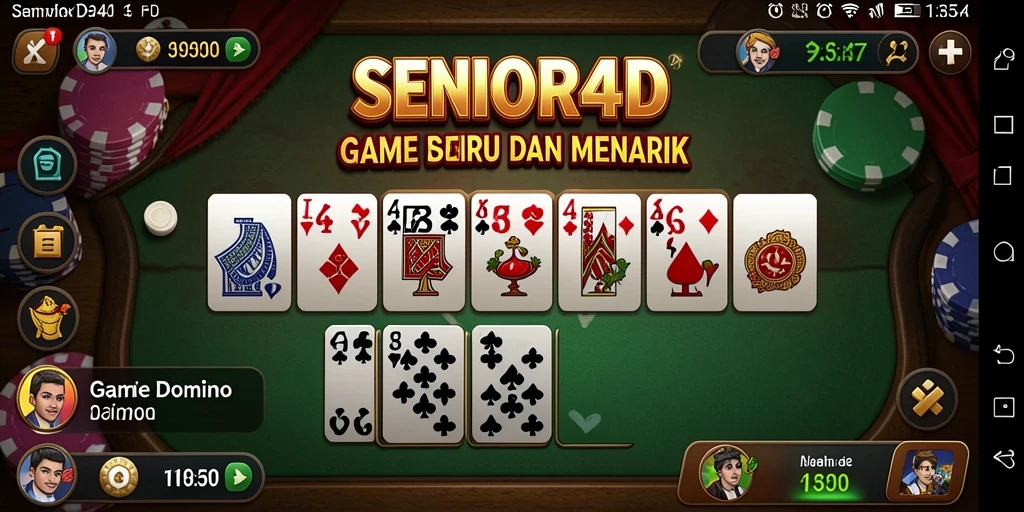 Tampilan gameplay seru di SENIOR4D yang menarik.