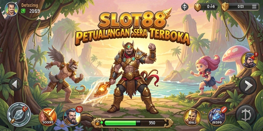 Tampilan menarik dari gameplay SLOT88 dalam dunia terbuka.