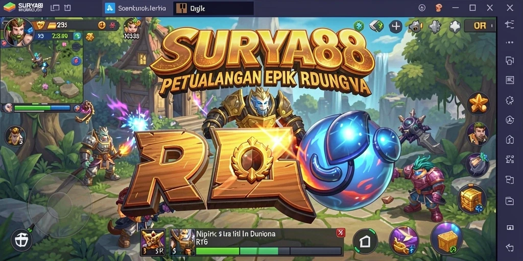 Tampilan gameplay SURYA88 yang menawan dan imersif.