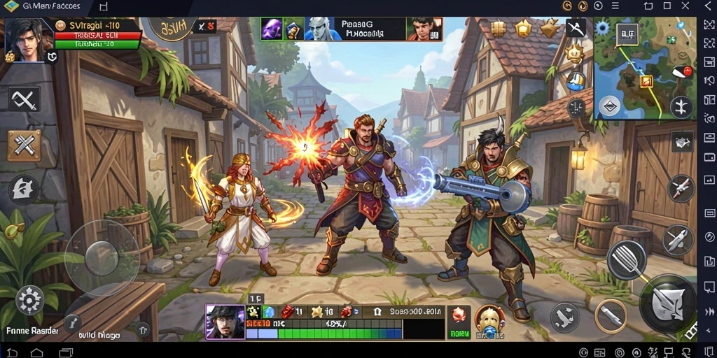 Screenshot gameplay dari SVIP10 menunjukkan pertempuran epik dan strategi yang mendalam.