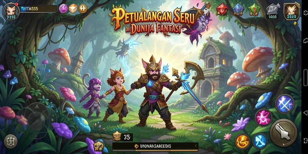 Tampilan gameplay seru VITA555 di dunia petualangan yang menakjubkan.