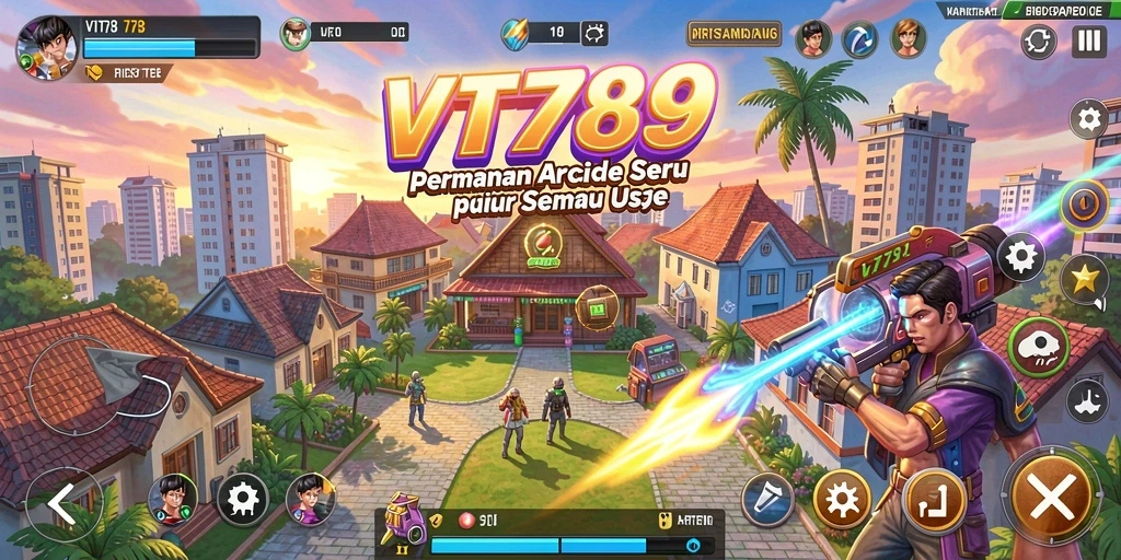 Tampilan gameplay seru di VT789 dengan grafis vibrant.