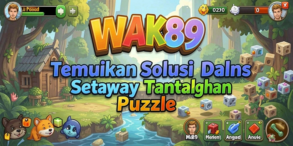 Tampilan gameplay <strong>WAK89</strong> dengan berbagai puzzle menantang.