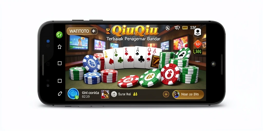 Tampilan gameplay QiuQiu yang menegangkan dan mengasyikkan di WATITOTO.